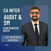 CA Inter Audit & SM Exam Oriented Batch By CA Neeraj Arora | For Jan 26 Exams